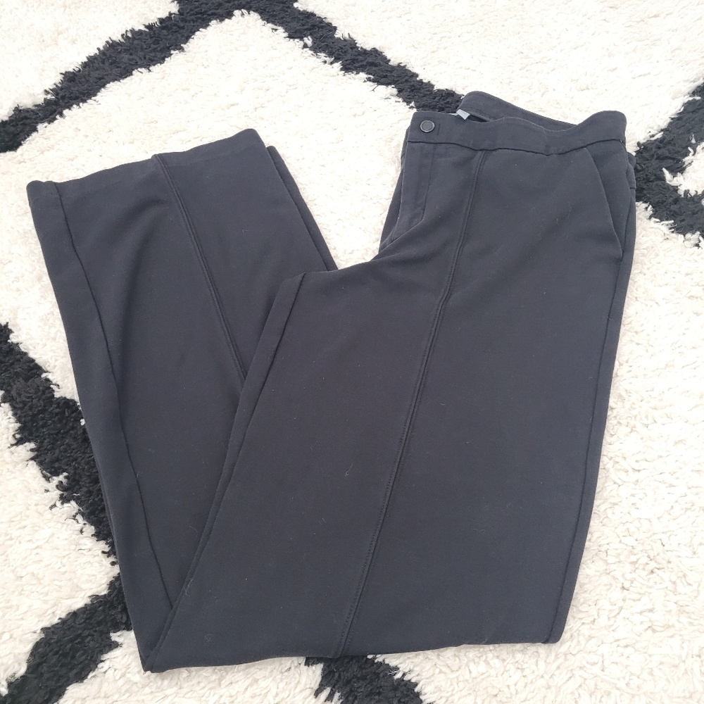 Athleta athleisure wide leg stretch pants full length 14 tall